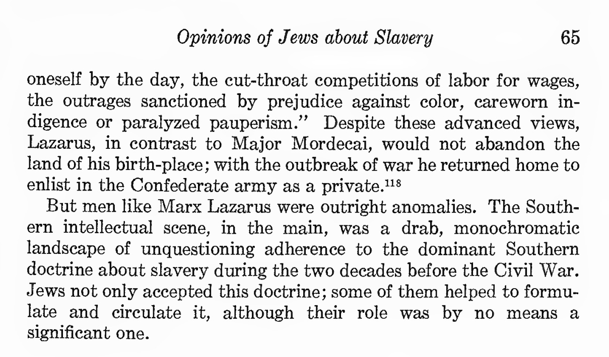 Jewish Slavery Abolitionist Marx E. Lazarus 1